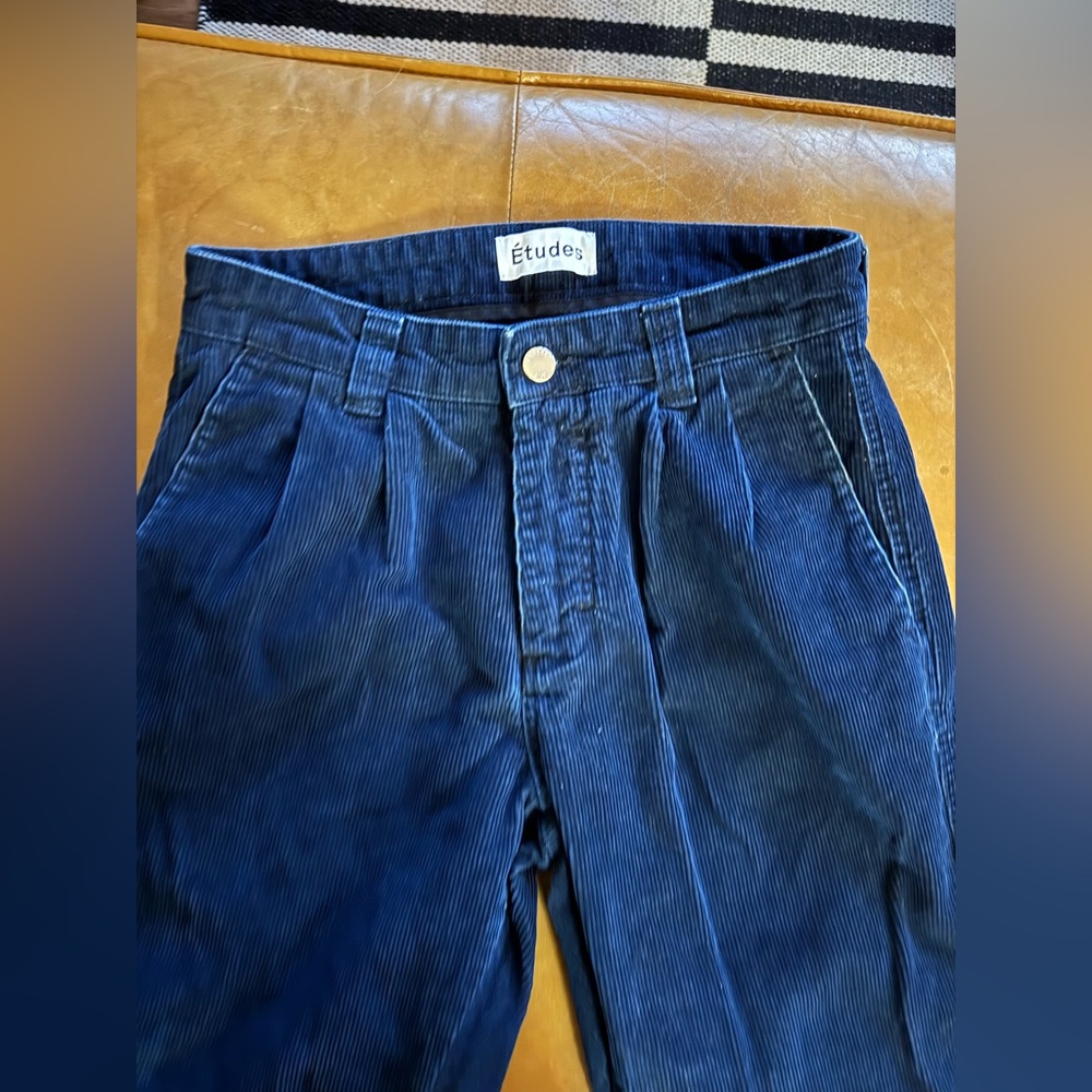 Etudes Indigo Corduroy Cinema Trousers